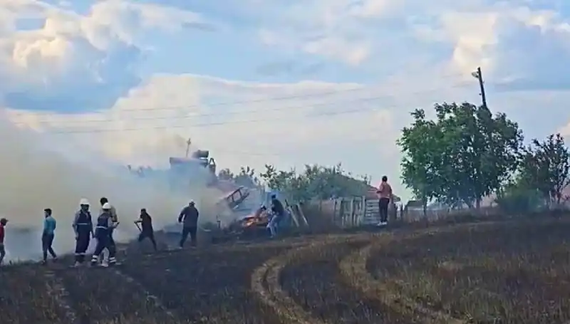Tarlayı Kundaklayan Şahıs 96 Saatte Polis Tarafından Yakalandı