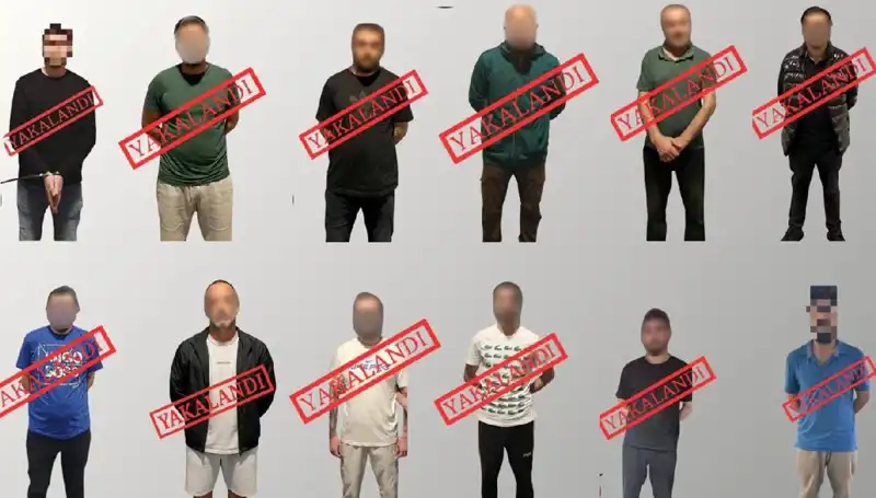 Ulusal Seviye Aramayla Kırmızı Bültenle Aranan 12 Kişi İstanbul’da Yakalandı