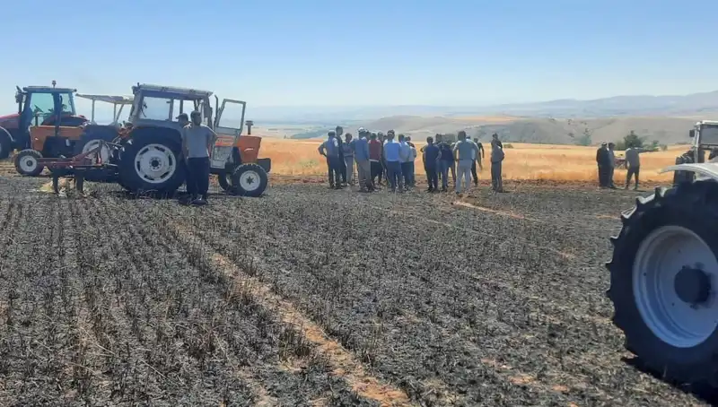 Yozgat’ta Tarım Alanında Büyük Kayıp: 100 Dönüm Kül Oldu