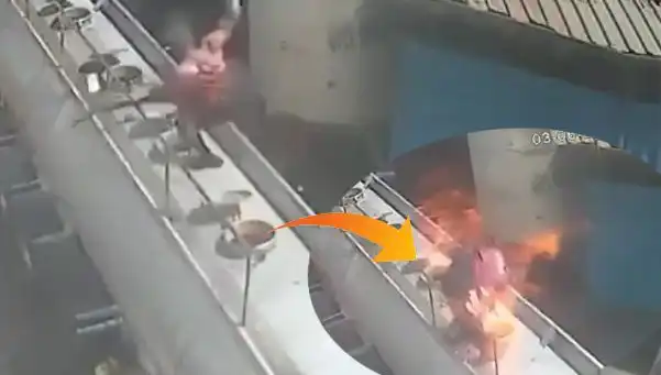 Sigara İçerek Tanker Kapağını Açan Adamın İfrit Ettiği Anlar
