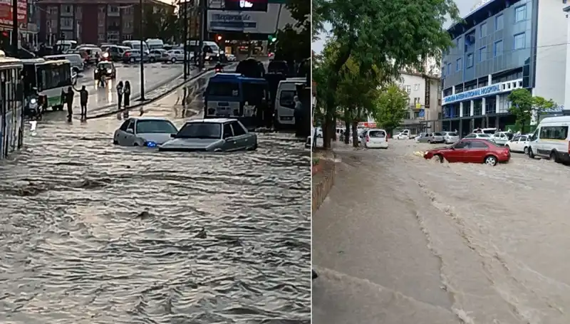 Ankara'da Şiddetli Sağanak Yağışların Yol Açtığı Olumsuzluklar