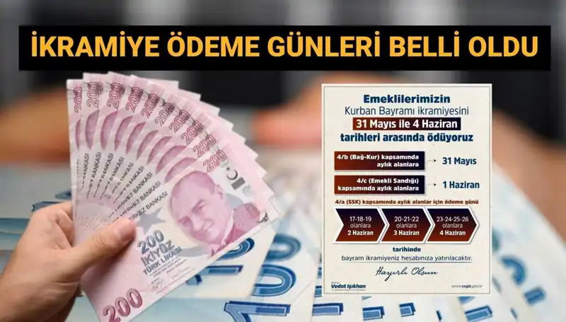 Emekli Bayram İkramiyeleri Hesaplara Ne Zaman Geçecek? Detaylar Burada!