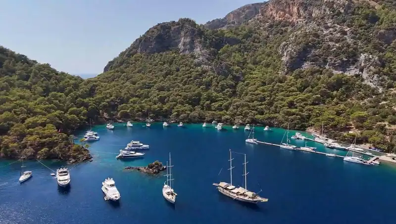 Göcek'in Büyüleyici Koylarında Müzik Çalma Yasağı Uygulamada