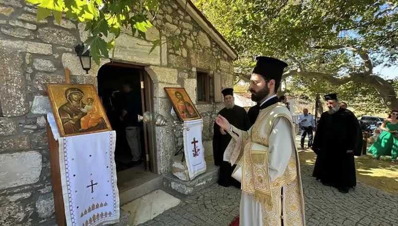 Bozcaada'da Geleneksel Aya Paraskevi Günü Ayini Coşkuyla İcra Edildi