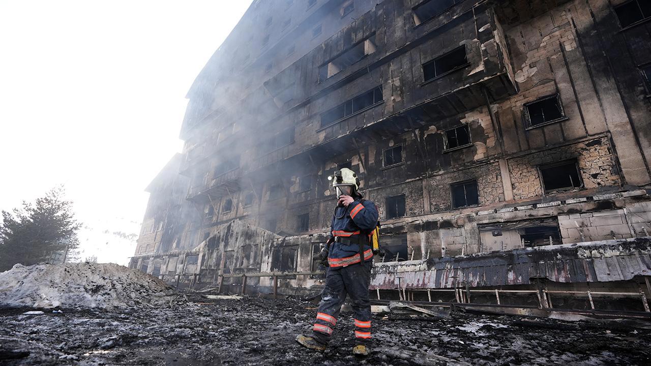 Kartalkaya'daki otel yangınına ilişkin itfaiye raporu hazırlandı