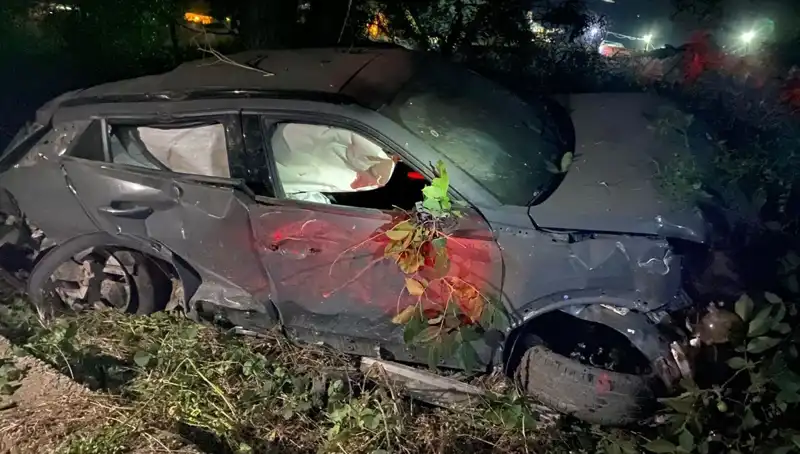 Alkollü Sürücünün Takla Attığı Kaza: Aracı Hurda Yığınına Dönüştü