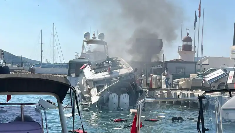 Bodrum’da Teknede Patlama! Yaralılar ve Korkutan Manzaralar
