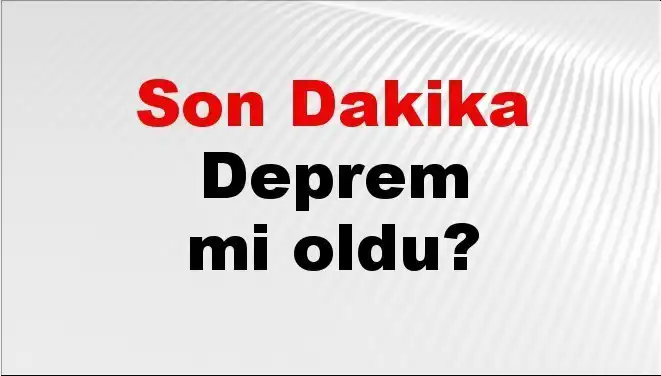 Muğla'da Son Dakika Deprem: Son Gelişmeler Ne?