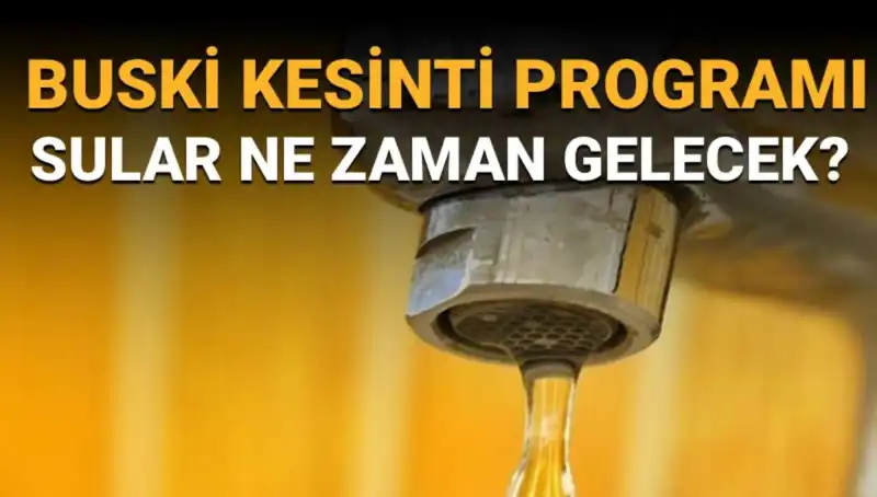 Bursa Nilüfer'de Su Kesintisi Ne Zaman Bitecek? İşte BUSKİ'nin Programı!