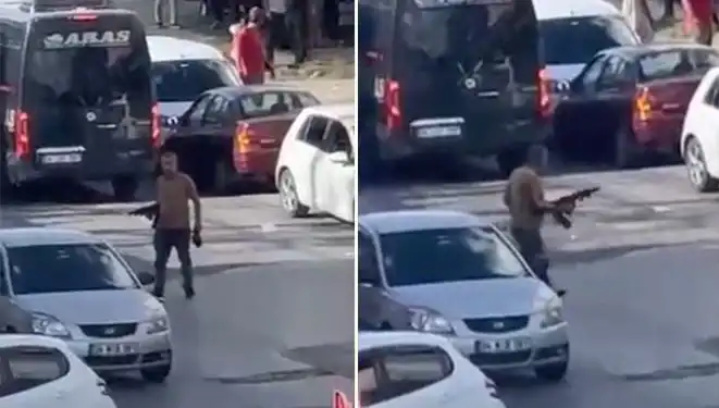Başakşehir'de Pompalı Tüfekle Sokağa Çıkan Şahıs, Panic Yaratıyor